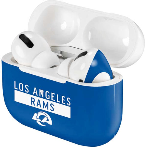 NFL Los Angeles Rams Blue Performance Series AirPods Skins