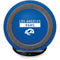 NFL Los Angeles Rams Blue Performance Series Fast Charge Wireless Charging Stand Skin