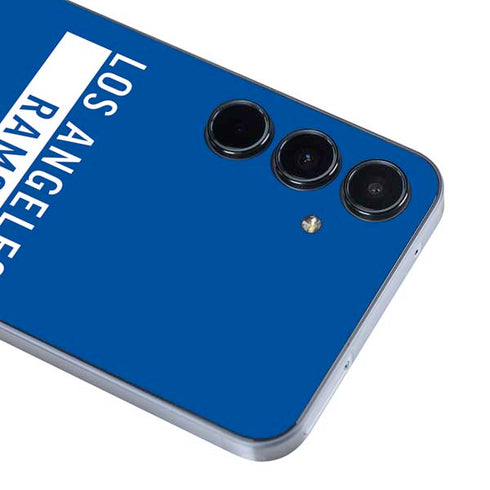 NFL Los Angeles Rams Blue Performance Series Galaxy A35 5G Skin
