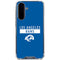 NFL Los Angeles Rams Blue Performance Series Galaxy A36 5G Clear Case