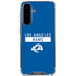 NFL Los Angeles Rams Blue Performance Series Galaxy A36 5G Clear Case