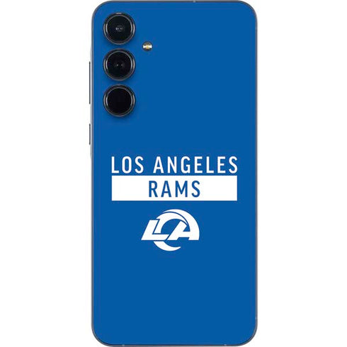 NFL Los Angeles Rams Blue Performance Series Galaxy A55 5G Skin