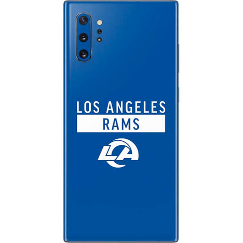 NFL Los Angeles Rams Blue Performance Series Galaxy Note 10 Plus Skin