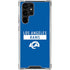 NFL Los Angeles Rams Blue Performance Series Galaxy S23 Ultra Clear Case