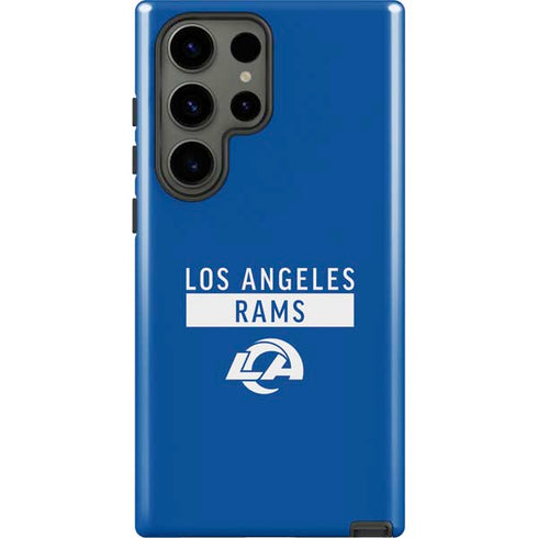 NFL Los Angeles Rams Blue Performance Series Galaxy S23 Ultra Pro Case