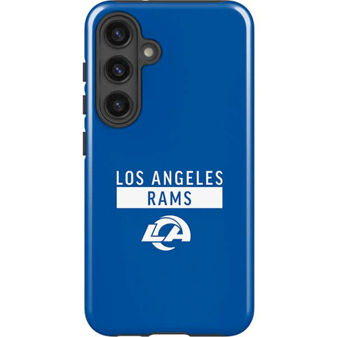 NFL Los Angeles Rams Blue Performance Series Galaxy S25 Impact Case