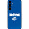 NFL Los Angeles Rams Blue Performance Series Galaxy S24 Skin