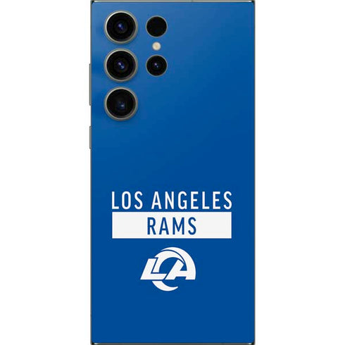 NFL Los Angeles Rams Blue Performance Series Galaxy S25 Ultra Skin