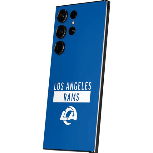 NFL Los Angeles Rams Blue Performance Series Galaxy S25 Ultra Skin