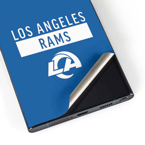 NFL Los Angeles Rams Blue Performance Series Galaxy S25 Ultra Skin