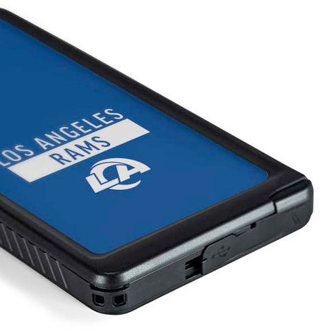 NFL Los Angeles Rams Blue Performance Series Galaxy S24 Ultra Waterproof Case