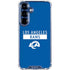 NFL Los Angeles Rams Blue Performance Series Galaxy S25 Clear Case