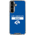 NFL Los Angeles Rams Blue Performance Series Galaxy S26 Clear Case