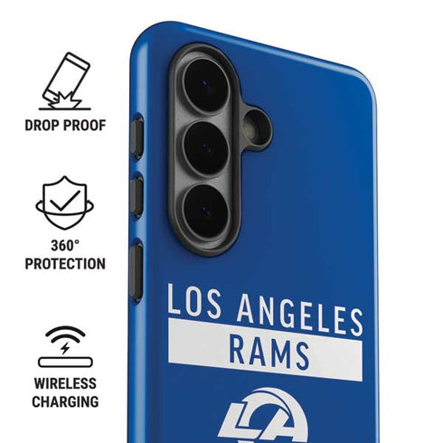 NFL Los Angeles Rams Blue Performance Series Galaxy S26 Plus Impact Case