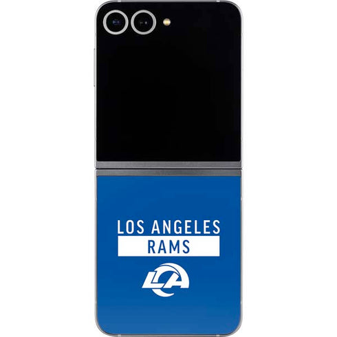 NFL Los Angeles Rams Blue Performance Series Galaxy Z Flip6 Skin