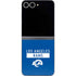 NFL Los Angeles Rams Blue Performance Series Galaxy Z Flip6 Skin
