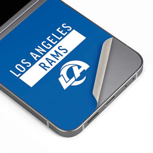 NFL Los Angeles Rams Blue Performance Series Galaxy Z Flip6 Skin