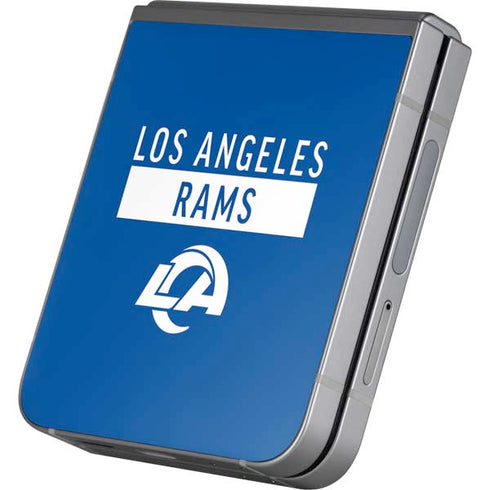 NFL Los Angeles Rams Blue Performance Series Galaxy Z Flip6 Skin