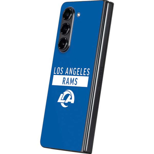 NFL Los Angeles Rams Blue Performance Series Galaxy Z Fold5 5G Skin