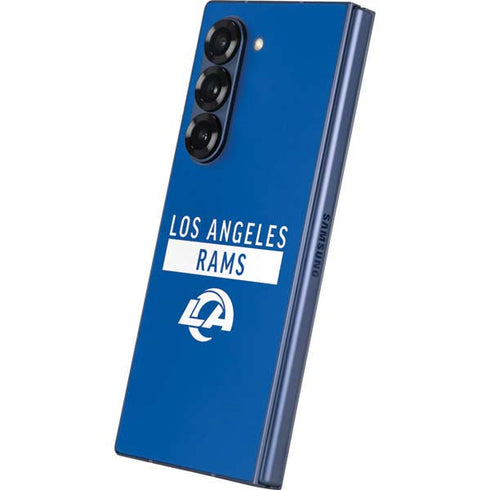 NFL Los Angeles Rams Blue Performance Series Galaxy Z Fold6 Skin
