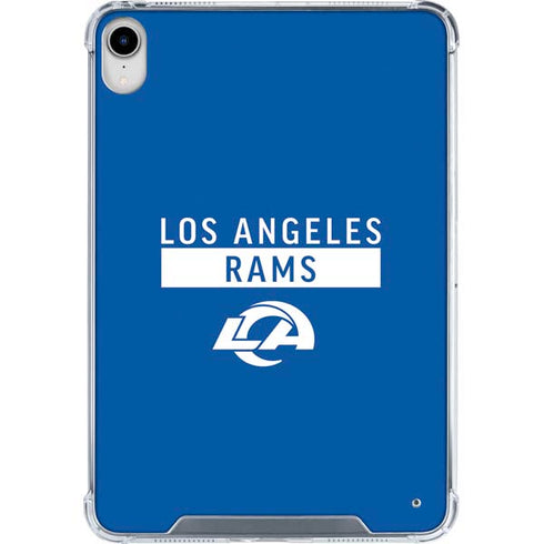 NFL Los Angeles Rams Blue Performance Series iPad 11th Gen (2025) Clear Case