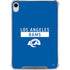 NFL Los Angeles Rams Blue Performance Series iPad 11th Gen (2025) Clear Case