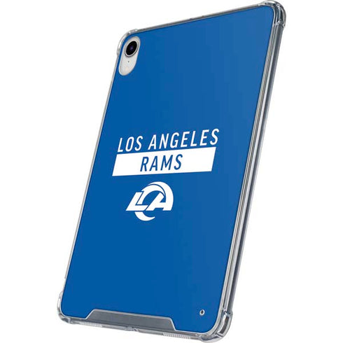 NFL Los Angeles Rams Blue Performance Series iPad 11th Gen (2025) Clear Case