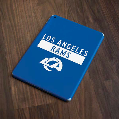 NFL Los Angeles Rams Blue Performance Series Apple iPad Skin