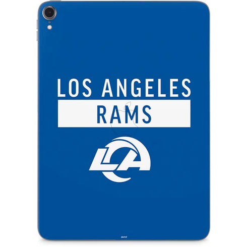 NFL Los Angeles Rams Blue Performance Series Apple iPad Pro Skin