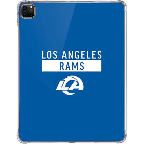 NFL Los Angeles Rams Blue Performance Series iPad Pro 11in (2024) Clear Case