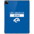 NFL Los Angeles Rams Blue Performance Series iPad Pro 11in (2024) Clear Case