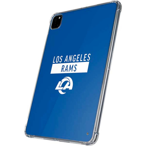 NFL Los Angeles Rams Blue Performance Series iPad Pro 11in (2024) Clear Case