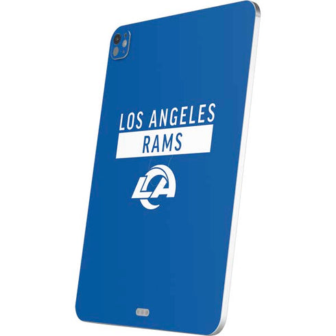 NFL Los Angeles Rams Blue Performance Series iPad Pro 13in M4 (2024) Skin