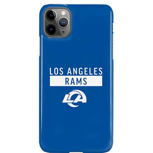 NFL Los Angeles Rams Blue Performance Series iPhone Cases