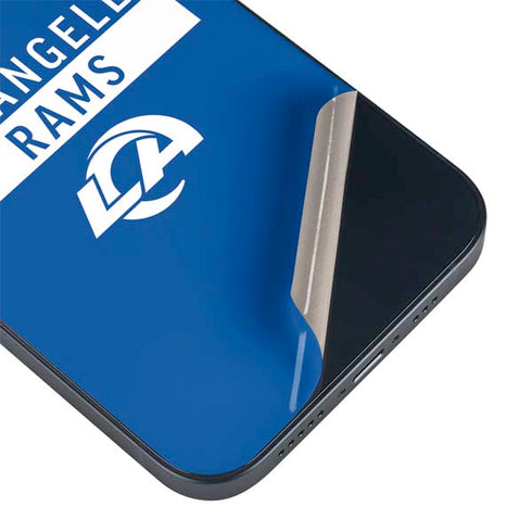 NFL Los Angeles Rams Blue Performance Series iPhone Skins
