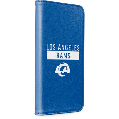 NFL Los Angeles Rams Blue Performance Series iPhone 15 Folio Case