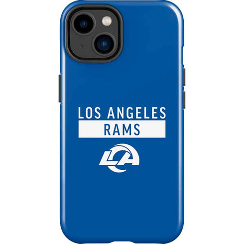 NFL Los Angeles Rams Blue Performance Series iPhone 15 Impact Case