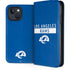 NFL Los Angeles Rams Blue Performance Series iPhone 15 Plus Folio Case
