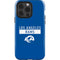 NFL Los Angeles Rams Blue Performance Series iPhone 15 Pro Impact Case