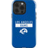 NFL Los Angeles Rams Blue Performance Series iPhone 15 Pro Impact Case