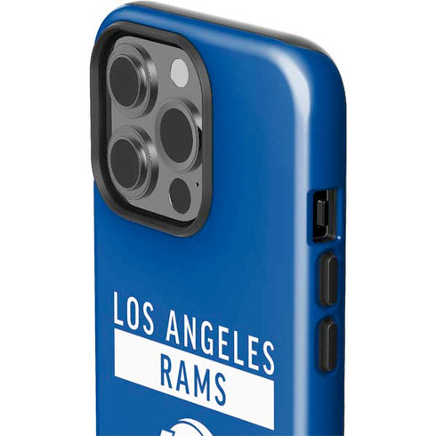 NFL Los Angeles Rams Blue Performance Series iPhone 15 Pro Impact Case