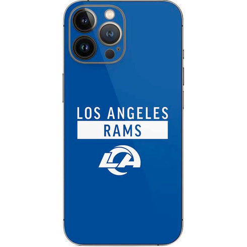 NFL Los Angeles Rams Blue Performance Series iPhone 15 Pro Max Skin