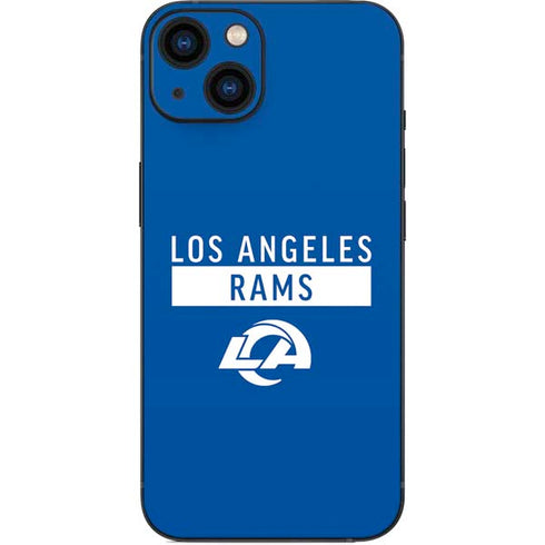 NFL Los Angeles Rams Blue Performance Series iPhone 15 Skin