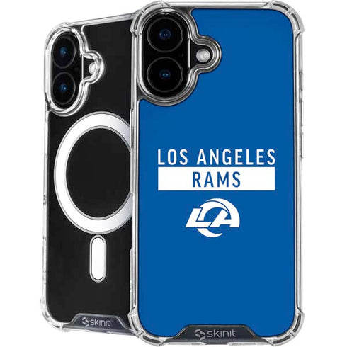 NFL Los Angeles Rams Blue Performance Series iPhone 16 MagSafe Case