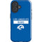 NFL Los Angeles Rams Blue Performance Series iPhone 16 Plus Impact Case