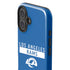 NFL Los Angeles Rams Blue Performance Series iPhone 16 Plus Impact Case