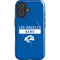 NFL Los Angeles Rams Blue Performance Series iPhone 16 Plus Magsafe Impact Case