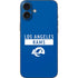 NFL Los Angeles Rams Blue Performance Series iPhone 16 Plus Skin