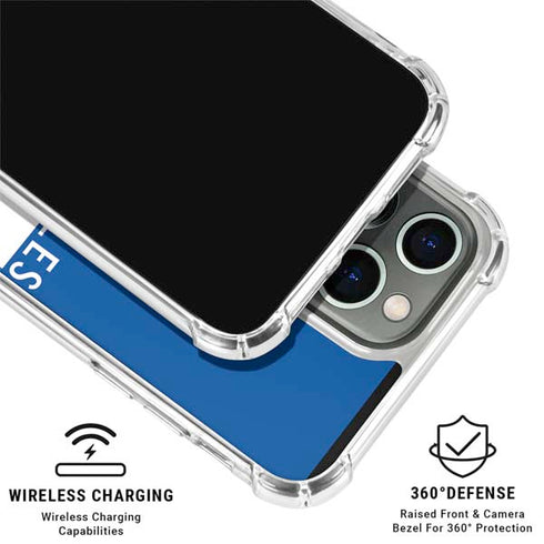 NFL Los Angeles Rams Blue Performance Series iPhone 16 Pro Clear Case