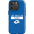 NFL Los Angeles Rams Blue Performance Series iPhone 16 Pro Impact Case